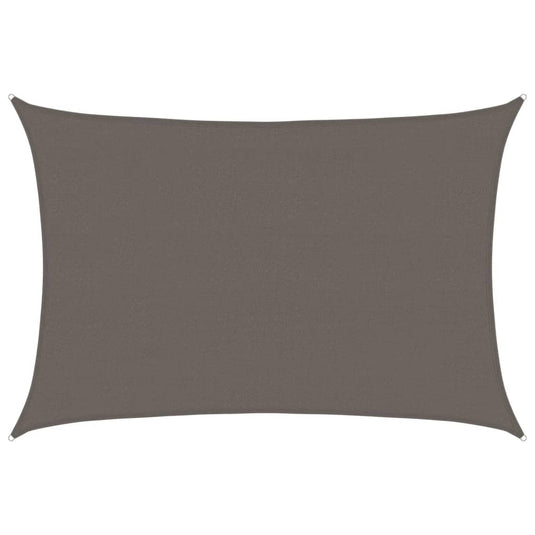 VidaXL Zonnescherm HDPE rechthoekig 4x6 m antraciet