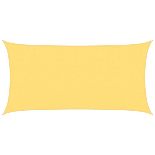 Vidaxl zonnescherm hdpe rechthoekig 2x4 m beige