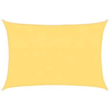 Vidaxl zonnescherm hdpe rechthoekig 4x6 m beige