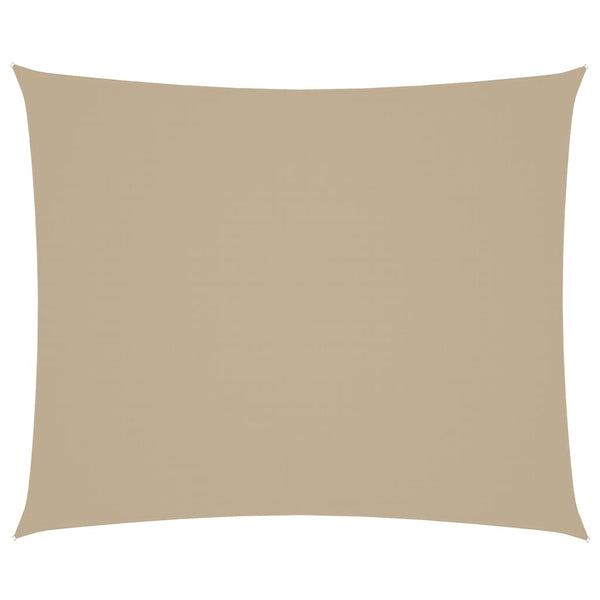 Vidaxl zonnescherm rechthoekig 4x6 m oxford stof beige