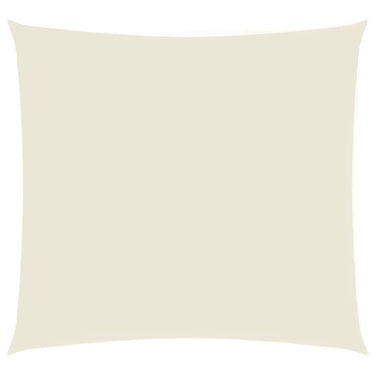 Vidaxl zonnescherm vierkant 3,6x3,6 m oxford stof crèmekleurig