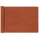 Vidaxl balkonscherm oxford textiel 75x400 cm terracotta