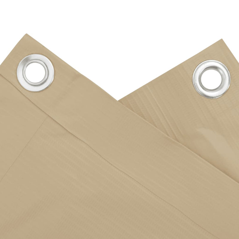 Load image into Gallery viewer, Vidaxl balkonscherm oxford textiel 75x600 cm beige
