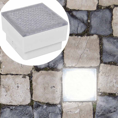 Vidaxl grondspots 6 st led 100x100x68 mm