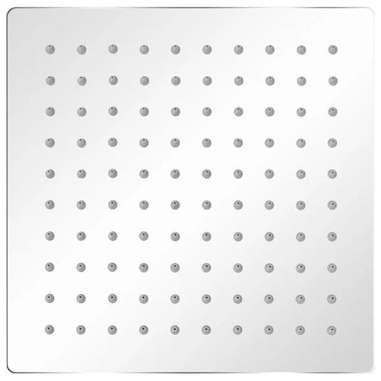 Vidaxl regendouchekop roestvrij staal 20x20 cm vierkant