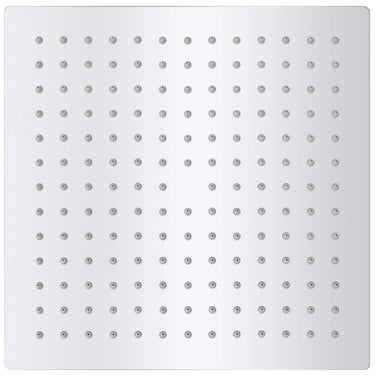 Vidaxl regendouchekop vierkant 25x25 cm roestvrij staal