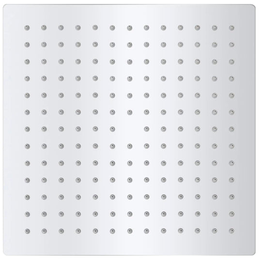 Vidaxl regendouchekop vierkant 25x25 cm roestvrij staal