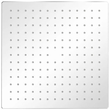 Vidaxl regendouchekop vierkant 30x30 cm roestvrij staal