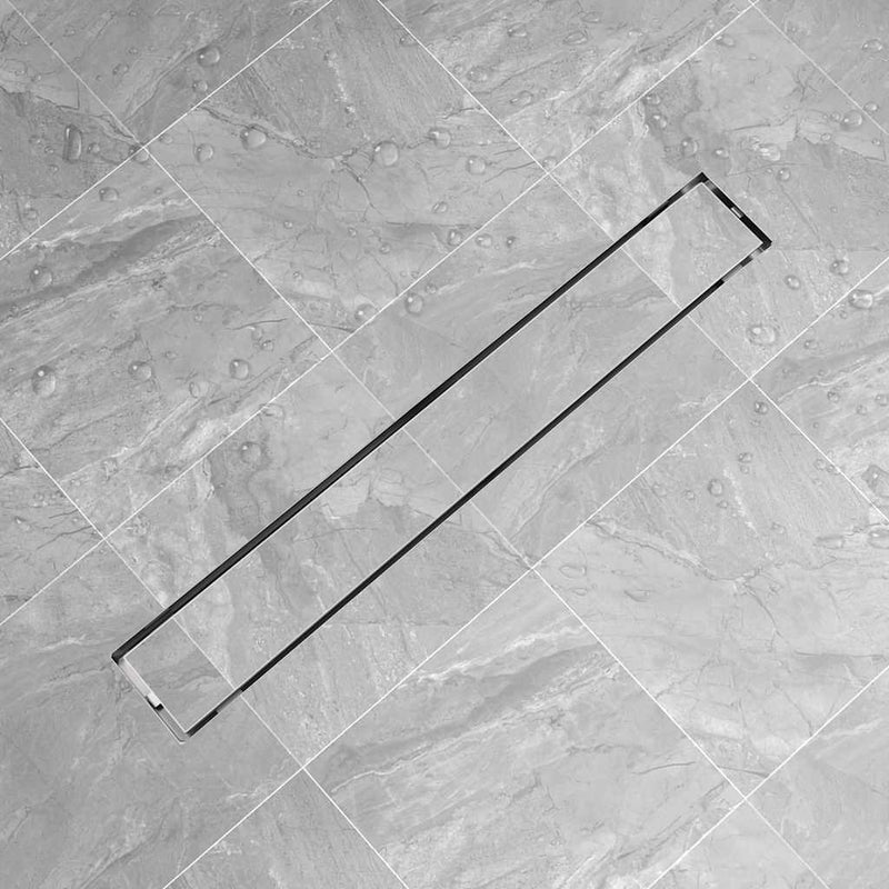 Load image into Gallery viewer, Vidaxl doucheputje rechthoekig roestvrij staal 830x140 mm
