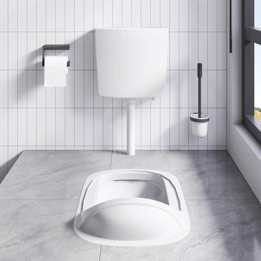 Vidaxl toiletstortbak met watertoevoer onderin 3 6 l wit