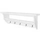 Vidaxl kapstok barokstijl mdf wit
