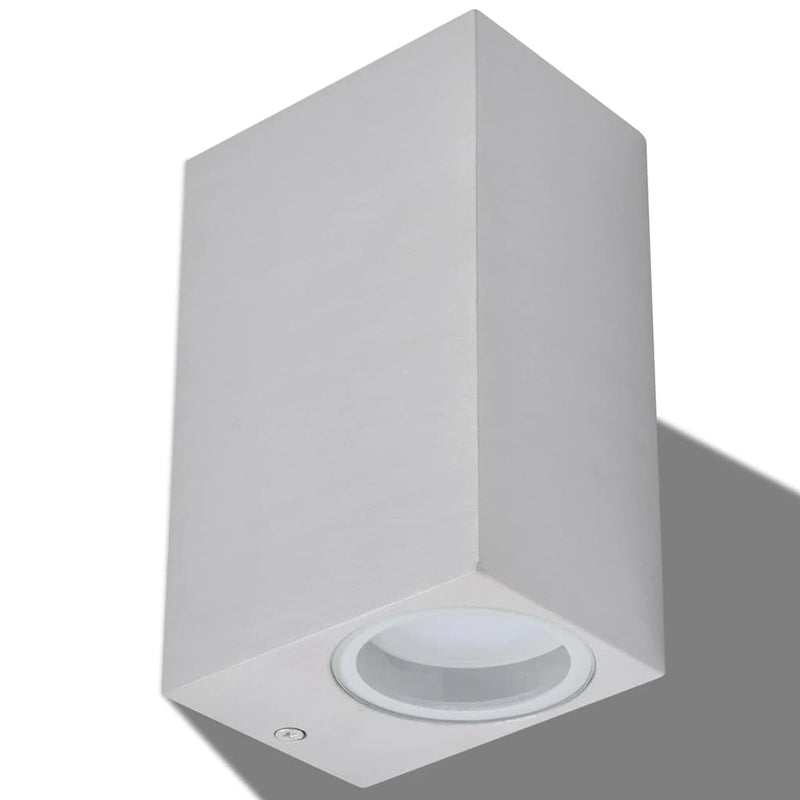 Load image into Gallery viewer, Vidaxl led-buitenwandlampen 2 st vierkant op- neerwaarts
