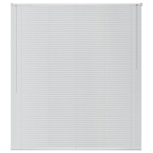 VidaXL Zonwering aluminium 140x160 cm wit