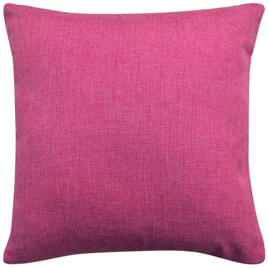 Vidaxl kussenhoezen 4 stuks linnen look roze 40x40 cm