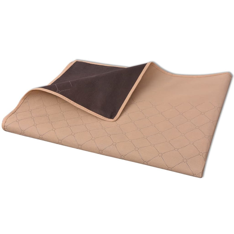 Load image into Gallery viewer, Vidaxl picknickkleed 100x150 cm beige en bruin
