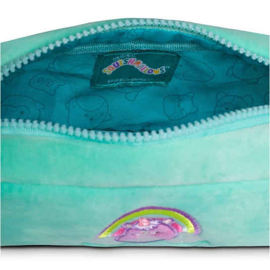 Squishmallows eenhoorn pluche etui blauw