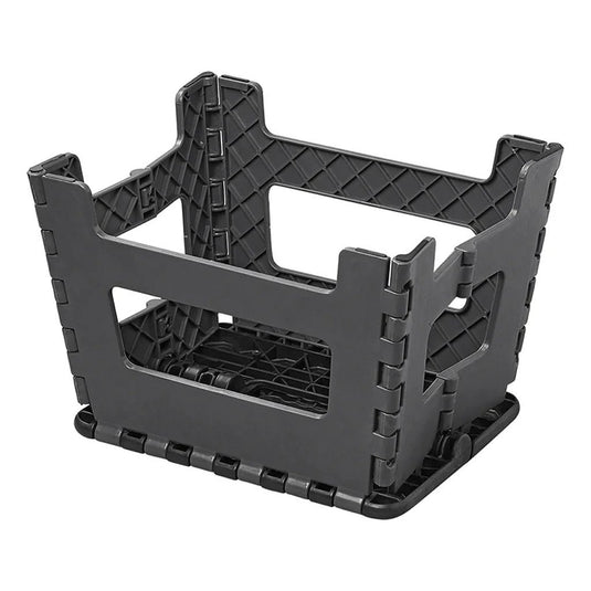 Proplus opvouwbaar opstapje met anti-slip 29x21.5x22 cm zwart