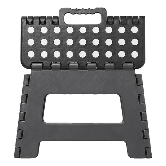 Proplus opvouwbaar opstapje met anti-slip 29x21.5x22 cm zwart
