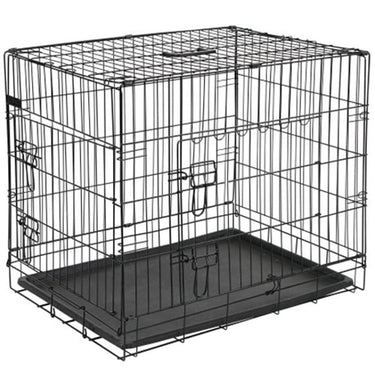 @pet hondenbench 92,5x57,5x64 cm metaal zwart 15003