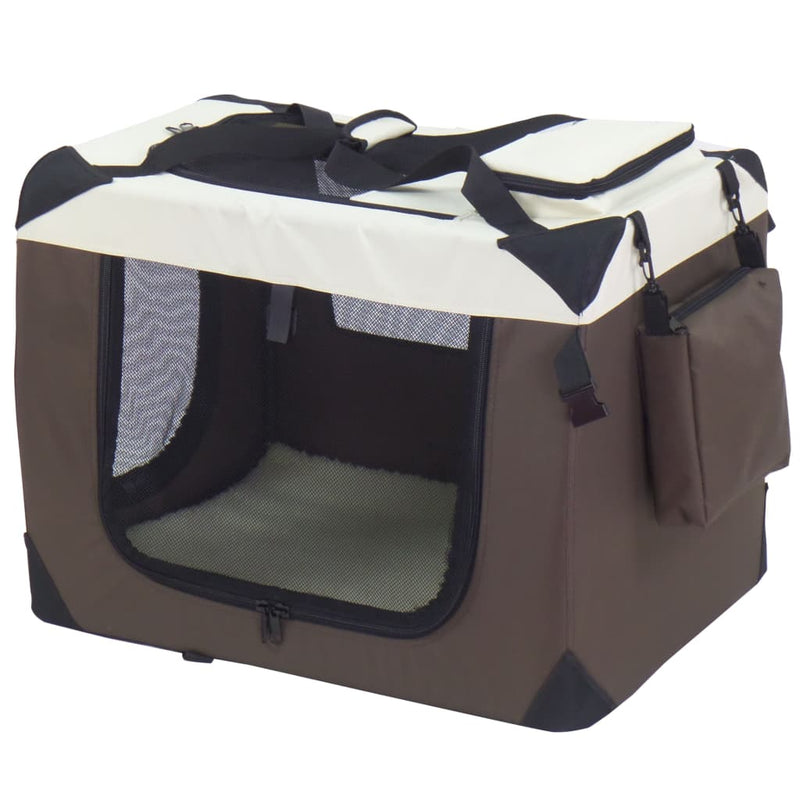 Load image into Gallery viewer, @Pet @Pet Hondendrager 50x34x36 cm nylon bruin
