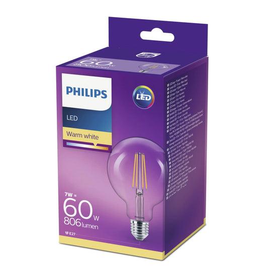 Philips led classic 60w warm wit