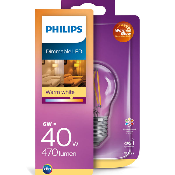 Philips led 40w p45 e27 cl wgd90 srt4 verlichting