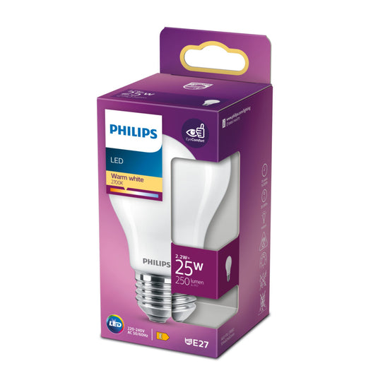 Philips led classic 25w e27 ww a60 fr nd srt4 verlichting