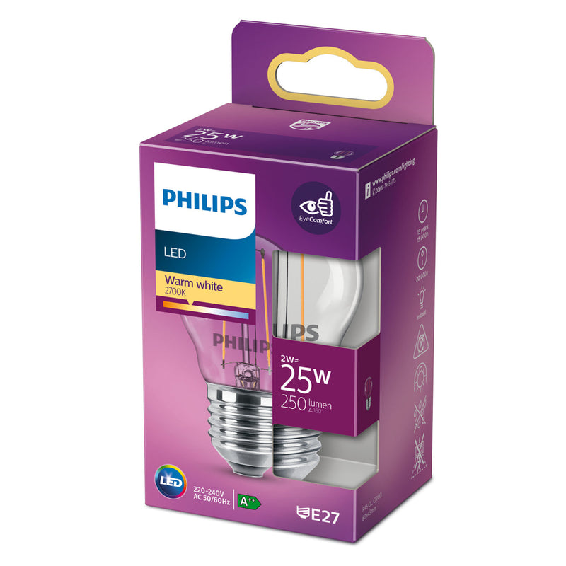 Load image into Gallery viewer, Philips led classic kaarslamp 25w e27 warm wit
