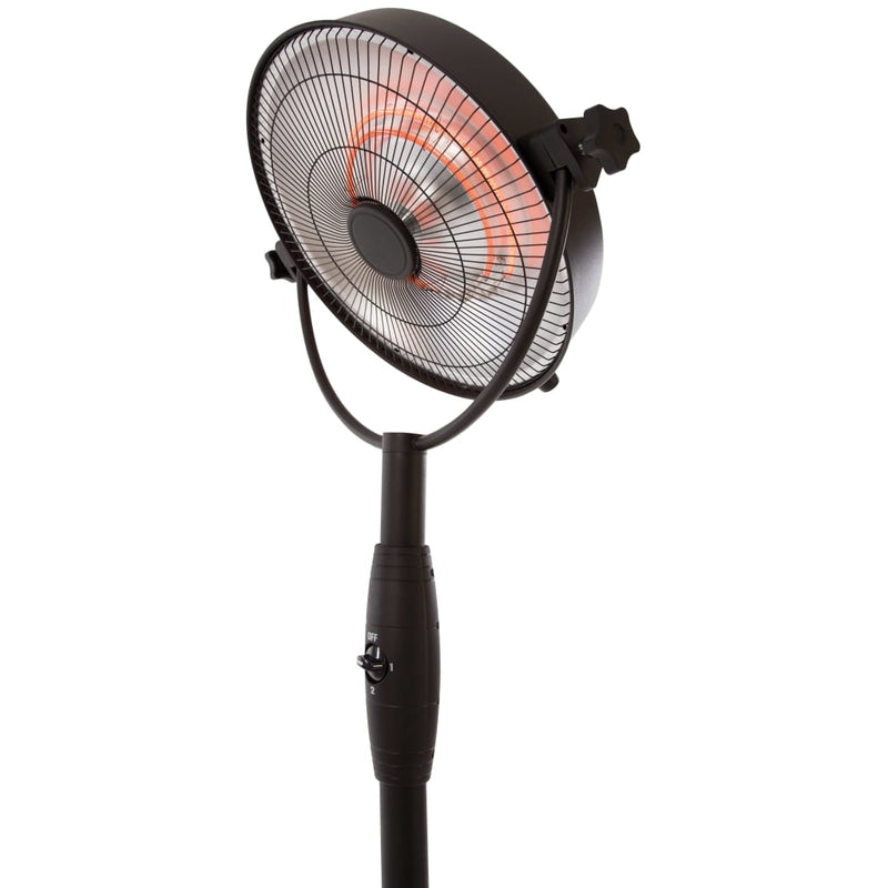 Load image into Gallery viewer, Sunred Sunred Staande terrasverwarmer Retro Sphere 2100 W halogeen zwart RSS16
