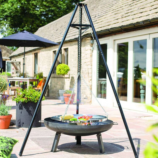 Redfire driepootbarbecue zwart 172 cm bbq tripod