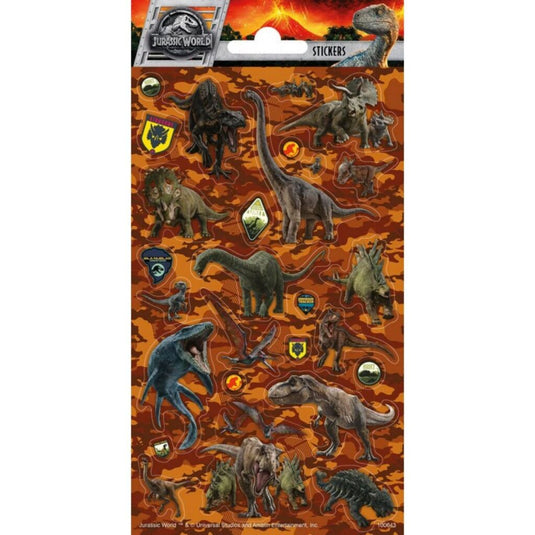 Totum stickervel jurassic world