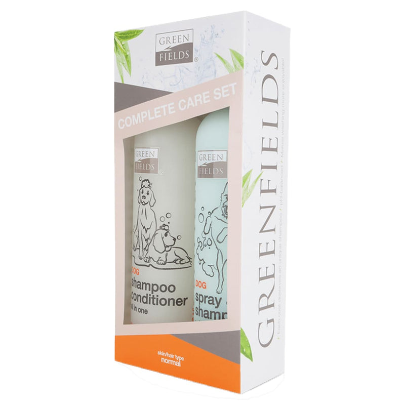 Load image into Gallery viewer, Greenfields greenfields hondenverzorgingsset shampoo en spray 2 x 250 ml
