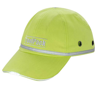 Toolpack veiligheidspet led limegroen