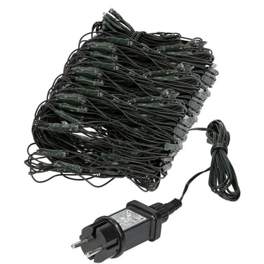 S.i.a. led netverlichting 300x150 cm 320 leds warm wit licht groen