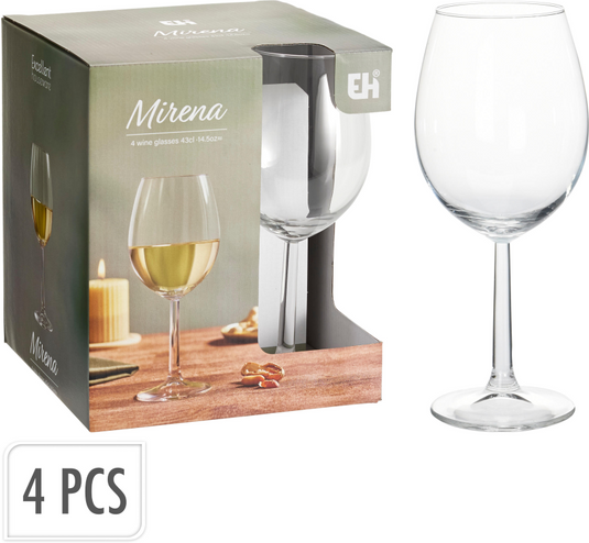 Wijnglas set 43cl 4 stuks