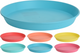 Excellent houseware borden set 6 stuks kleuren assorti