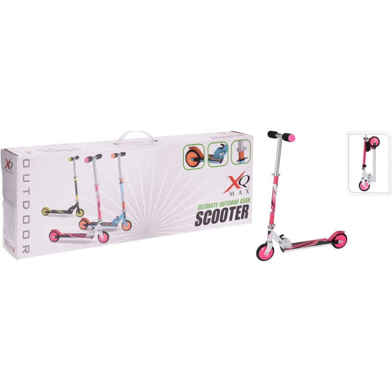 Load image into Gallery viewer, XQ Max XQ Max Step inklapbaar met voetrem roze en wit
