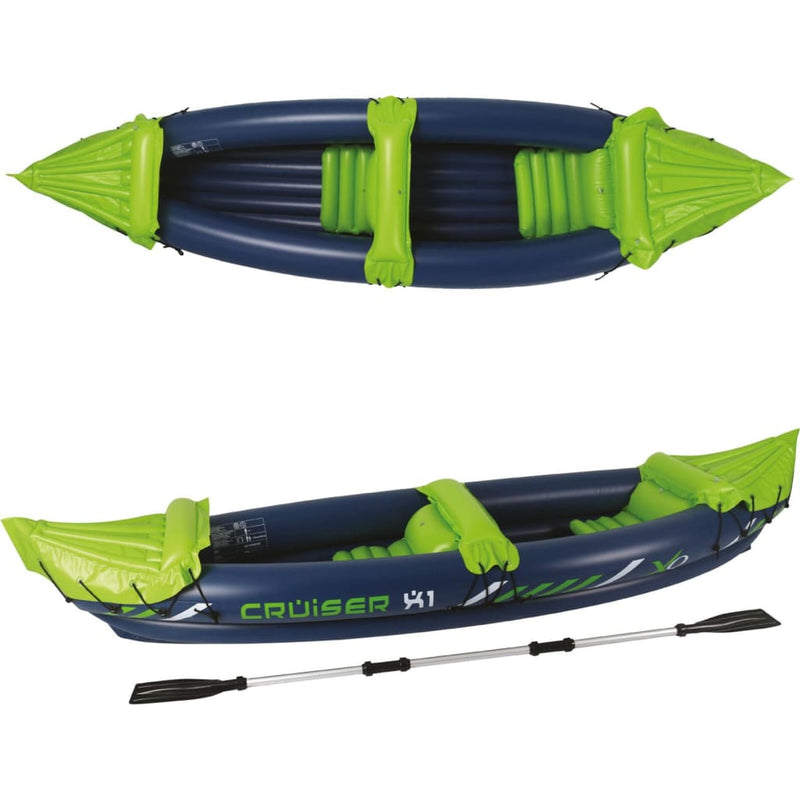 Load image into Gallery viewer, Xq max kajak cruiser x1 325x81x53 cm blauw en groen
