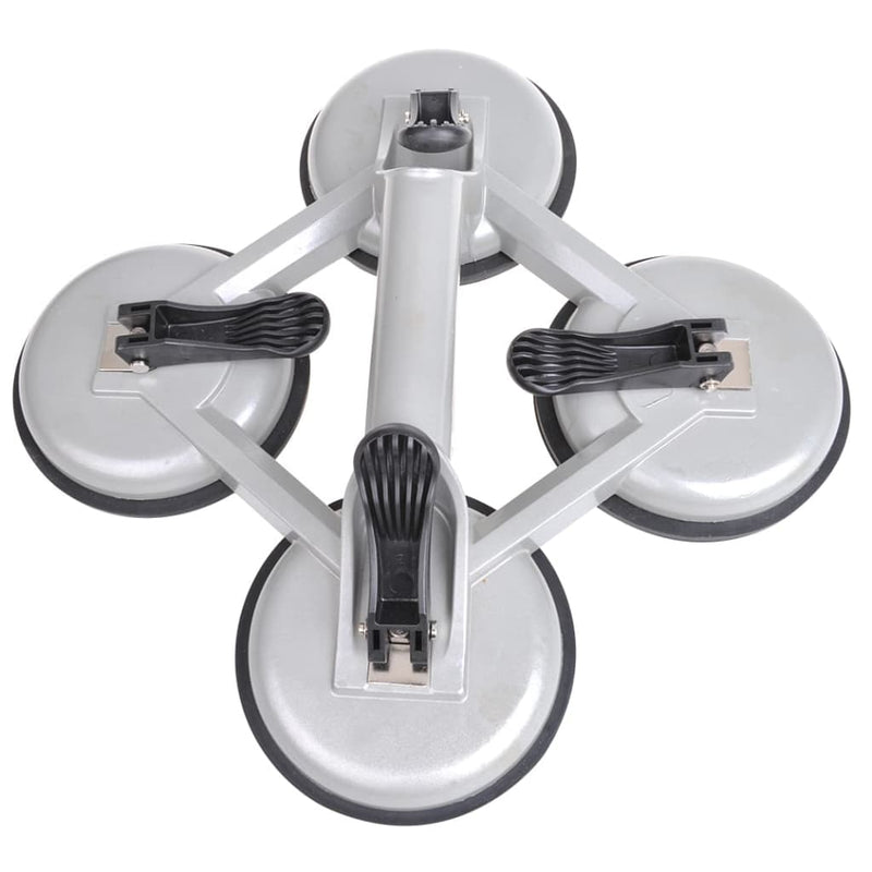 Load image into Gallery viewer, ProPlus Vacuümheffer met 4 zuignappen aluminium zilverkleurig
