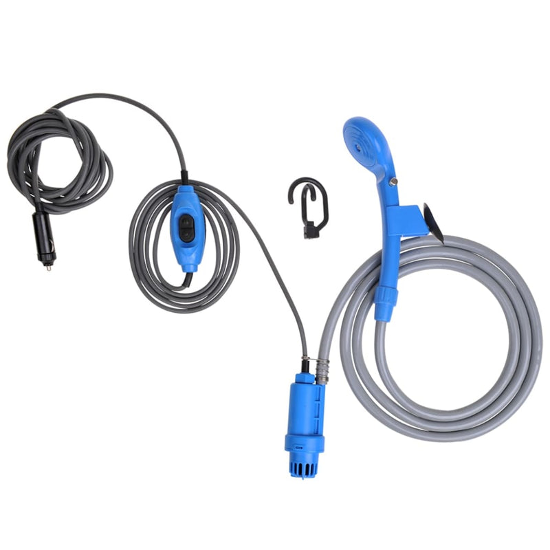 Load image into Gallery viewer, Proplus mobiele doucheset 12v 3,5 liter blauw grijs

