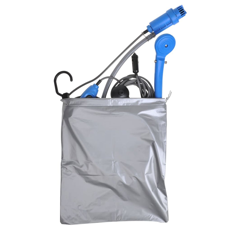 Load image into Gallery viewer, Proplus mobiele doucheset 12v 3,5 liter blauw grijs
