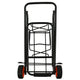 Proplus inklapbare bagagetrolley 30 kg staal zwart