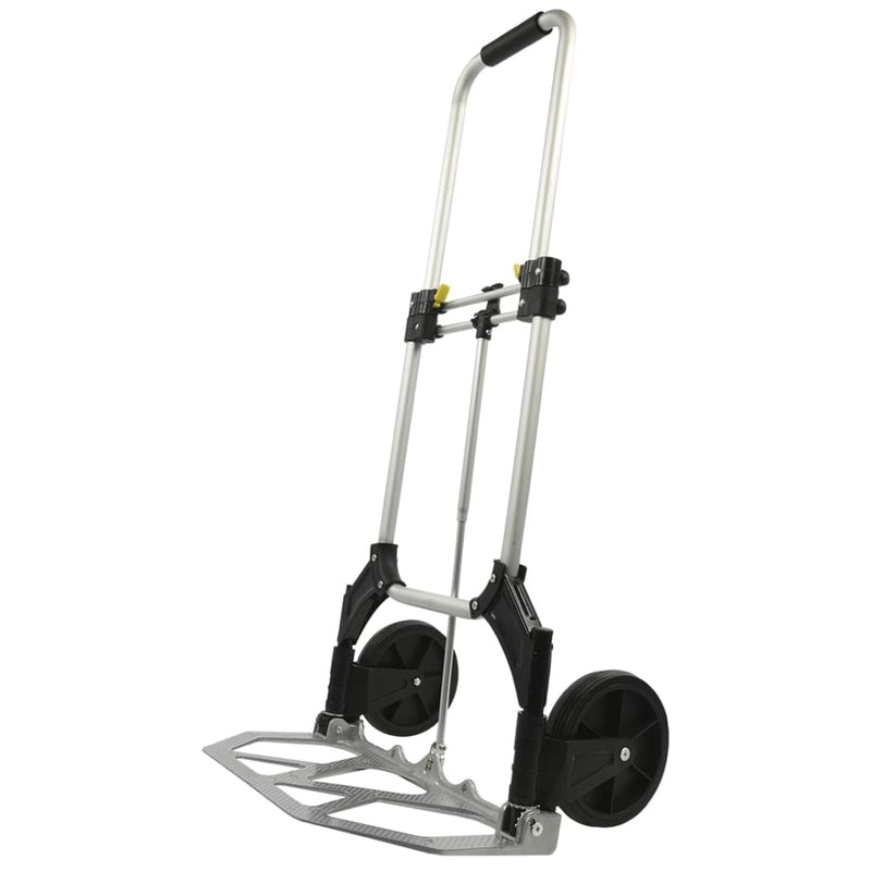 Load image into Gallery viewer, Proplus inklapbare bagagetrolley 70 kg aluminium zilver zwart
