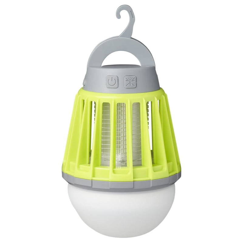 Load image into Gallery viewer, Proplus camping insectenlamp 2-in-1 oplaadbaar groen grijs
