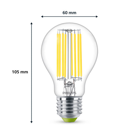 Philips led cla 60w a60 e27 4000k cl eela srt4 verlichting