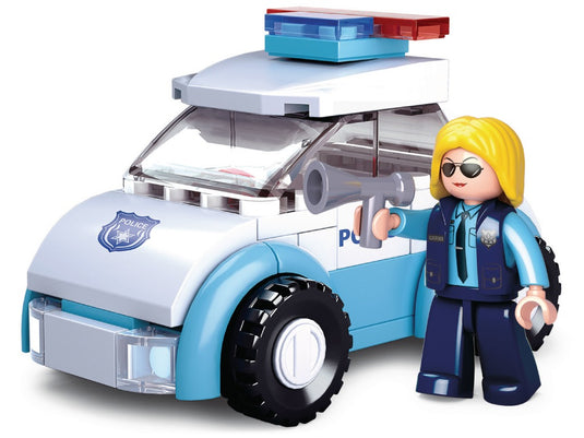 Sluban girls dream serie m38-b0600b politievrouw met politiewagen 69-delig