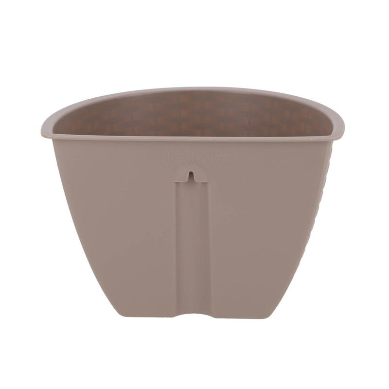 Load image into Gallery viewer, Overige merken bloembak muur dijon 26 cm taupe
