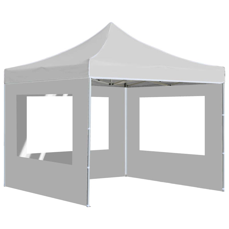 Load image into Gallery viewer, Vidaxl partytent inklapbaar met wanden 3x3 m aluminium wit
