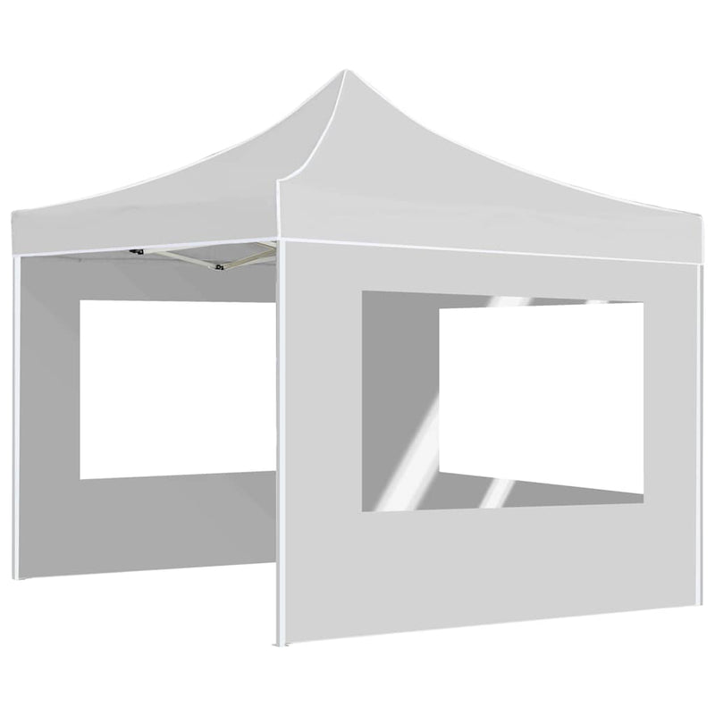 Load image into Gallery viewer, Vidaxl partytent inklapbaar met wanden 3x3 m aluminium wit
