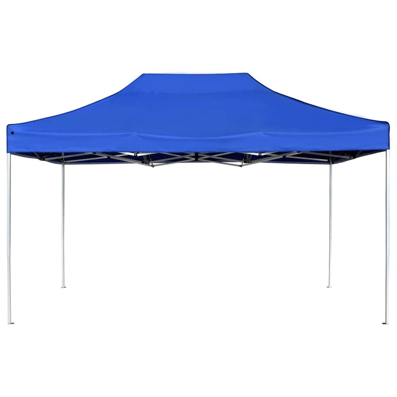 Load image into Gallery viewer, Vidaxl partytent professioneel inklapbaar 4,5x3 m aluminium blauw
